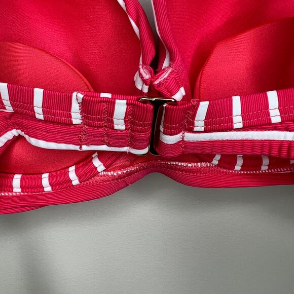 Sea Level Australia Chamarel Cross Front Moulded Underwire NWT Bikini Top  US 4 - Picture 7 of 12